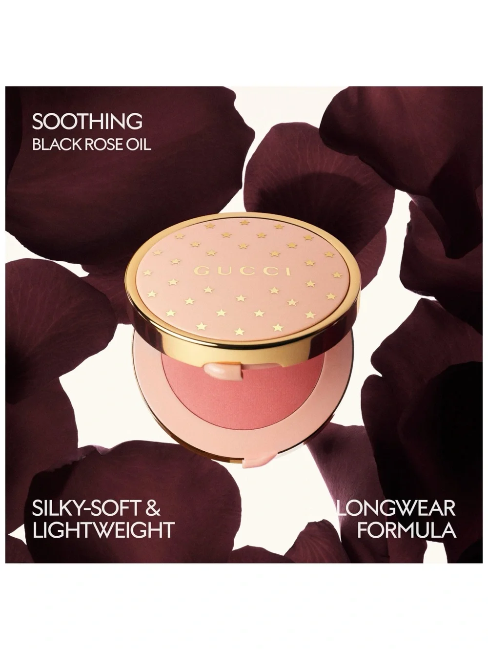 GUCCI Luminous Matte Powder Blush in shade 01 - Silky Rose